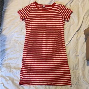Stripped Red Dress